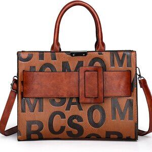 Women's Crocodile Pattern Leather Tote Bag Set - Stylish, Spacious, Zipper Closu